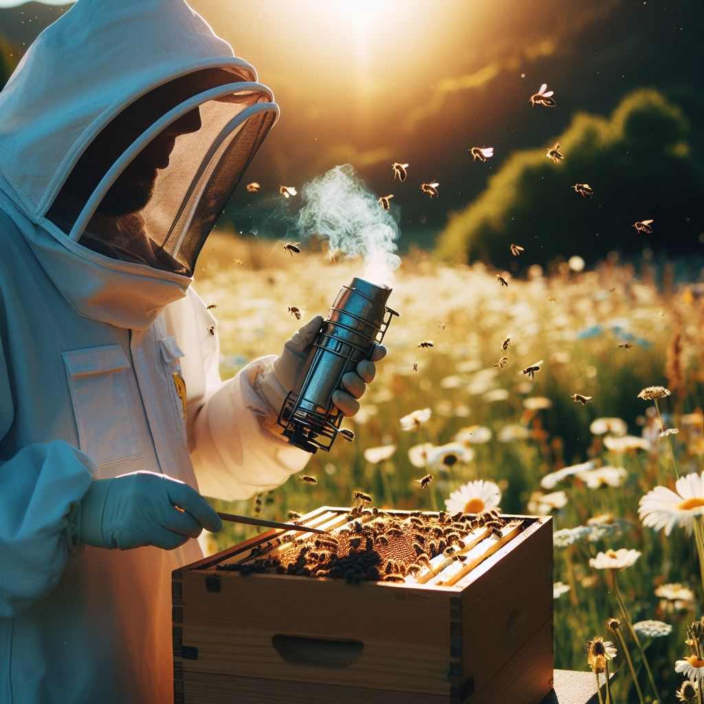 силно пчелно семейство през ранна пролет